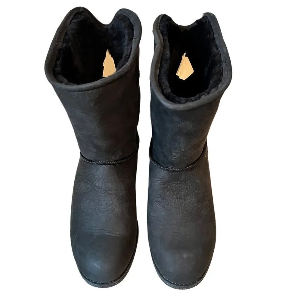 Abeo Pro Burlington Oiled Leather Shearling Boot